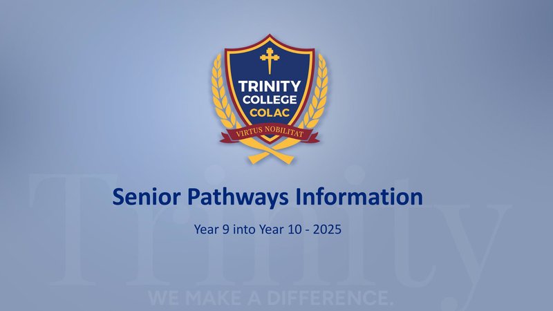 2024 Pathways Year 9 into 10